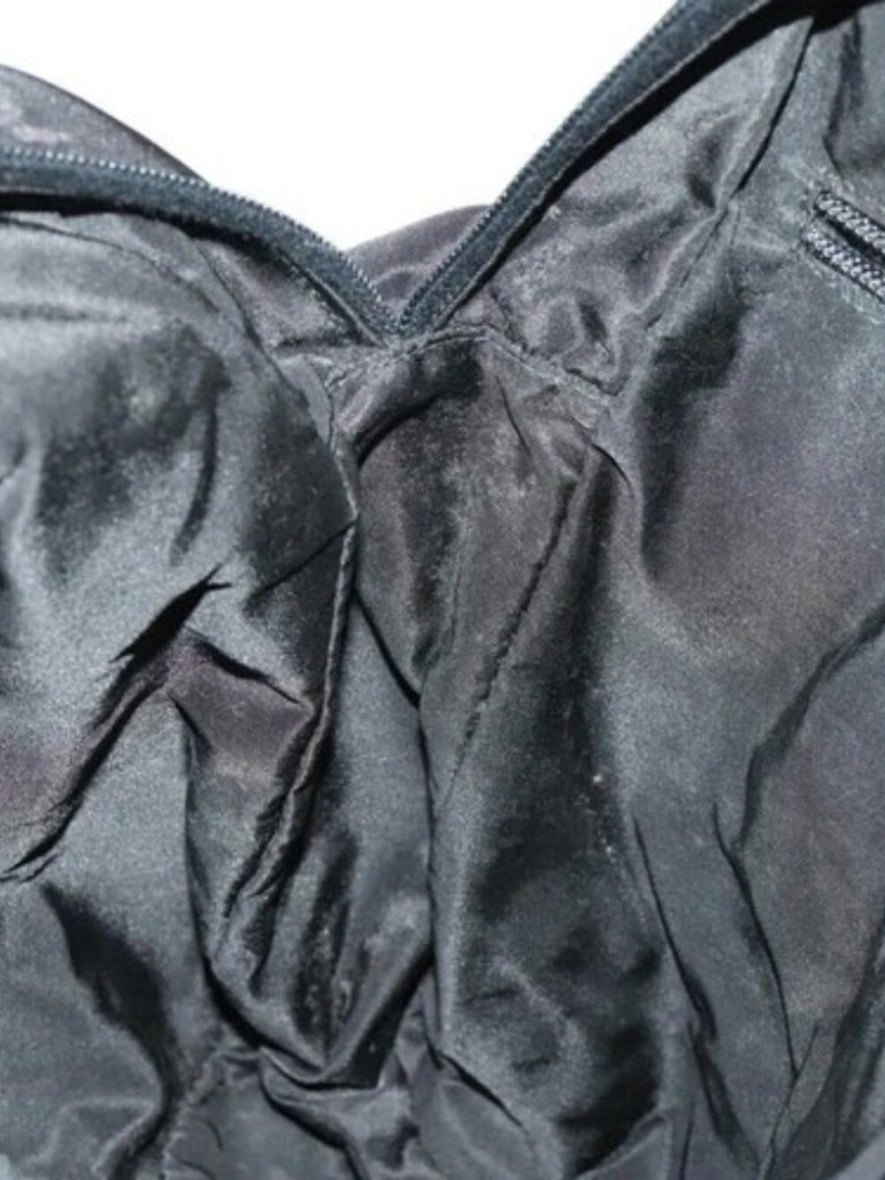 PRADA Shoulder Bag Nylon Black Silver Auth - Picture 13 of 16